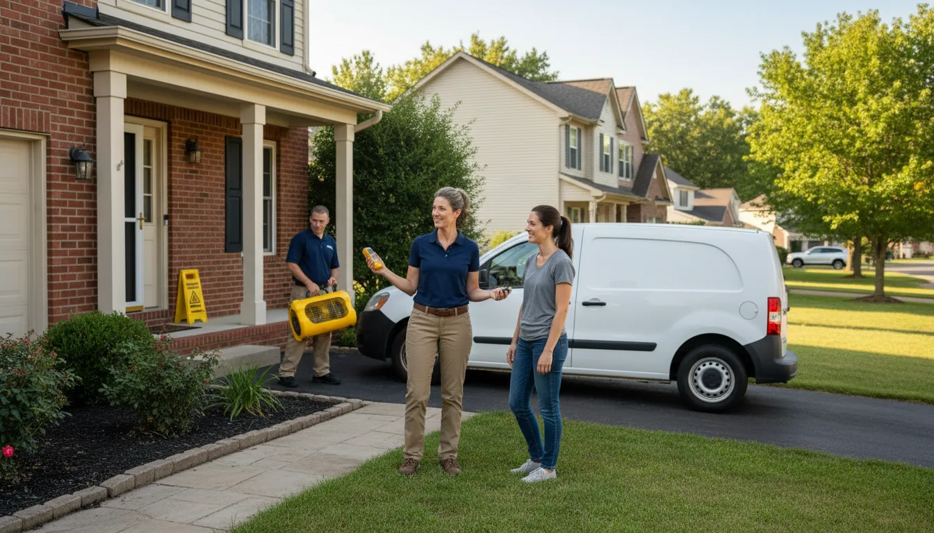 Residential water damage restoration in Fort Washington, PA